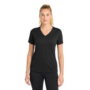 Spyder Black V-Neck Short Sleeve T-Shirt Women's